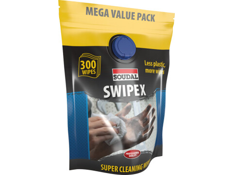 Soudal Swipex Wipes 300 Wipes in Pouch