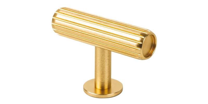 T Knob, Aluminium, &Oslash; 15 x 55 mm, Rille