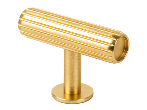 T Knob, Aluminium, &Oslash; 15 x 55 mm, Rille
