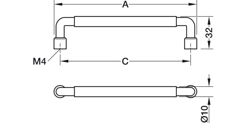 Tocco Pull Hdl ZA Bru NKl Plt 160mm cc