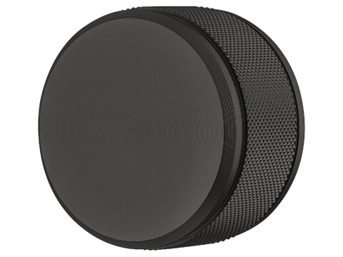 Tocco Knob ZA Matt Blk 50x30mm