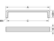 Arno Pull Hdl ZA Gold Brz Col 160mm cc