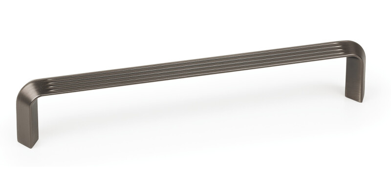 Lines D Pull Hdl ZA Grey 160mm cc