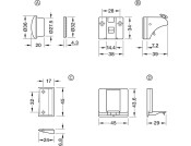 Door/Cabinet Magnetic Lock Pl Wht