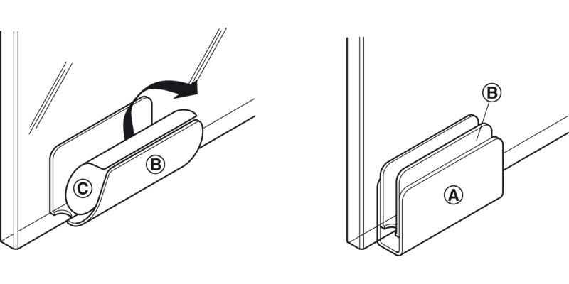 Counterplate 4-6mm Gls Dr St Blk