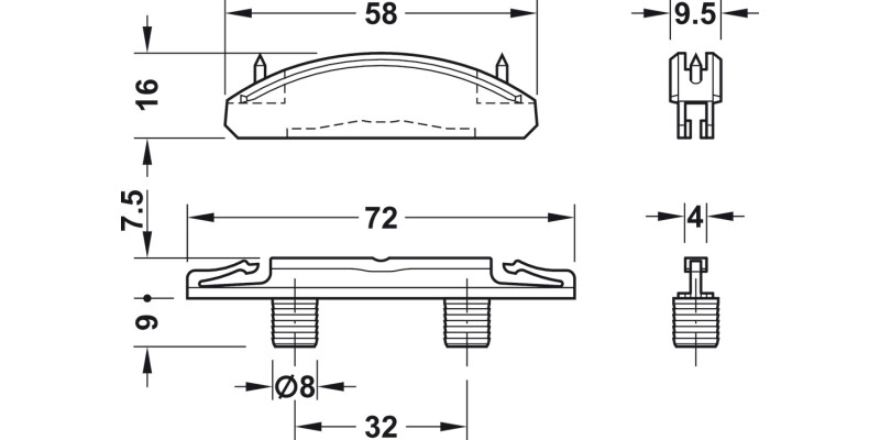 Lamello Divario P-18 Connector Pl