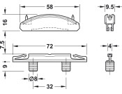Lamello Divario P-18 Connector Pl