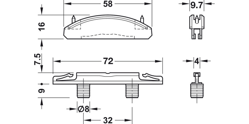 Lamello Divario P-18 Connector Pl