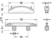 Lamello Divario P-18 Connector Pl