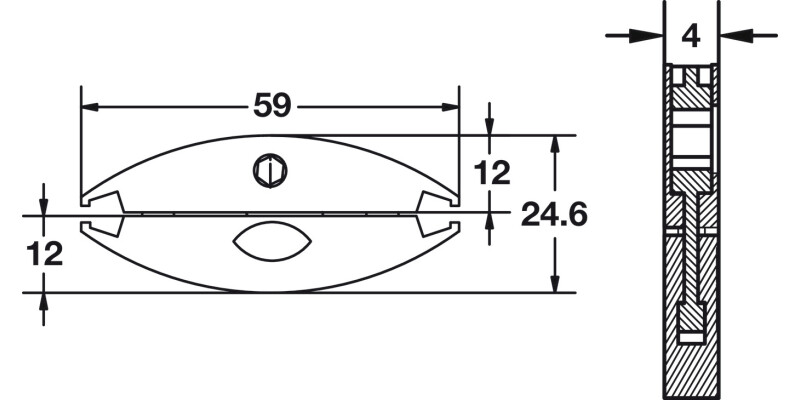Lamello Clamex S-20 Biscuit Connector