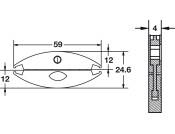 Lamello Clamex S-20 Biscuit Connector