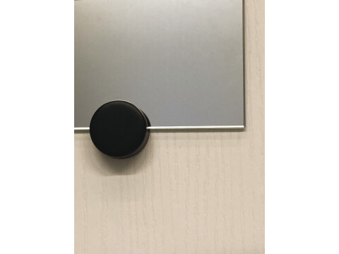 Mirror Edge Clip D36mm Nyl Matt Blk