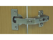 150D Pie-Cut Corner Hinge 15-24mm Zinc