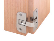 150D Pie-Cut Corner Hinge 15-24mm Zinc