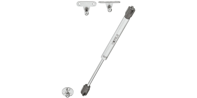 Gas-Filled Piston Rod, for Wooden/Aluminium-Frame Flaps, Steel