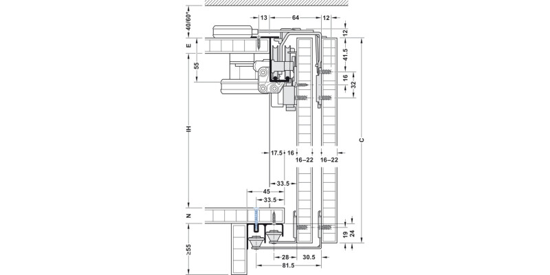 Slido F-Li42 50A FitSet 2Dr 16-22 w SC 2