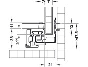 MX Slim A30 DrwRun SC Syc 550mm