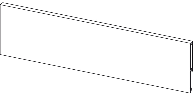 MXS Slim Panel 1100mm Alu Blk