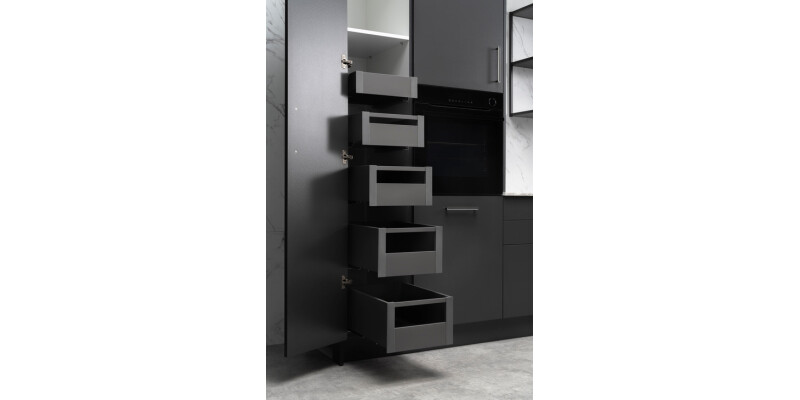 MXS Slim Fnt Brkt Set 84mm Pl Blk