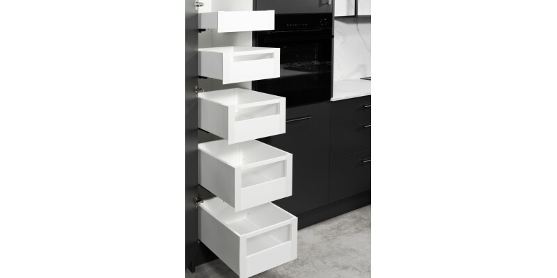 MXS Slim Fnt Brkt Set 84mm Pl Blk