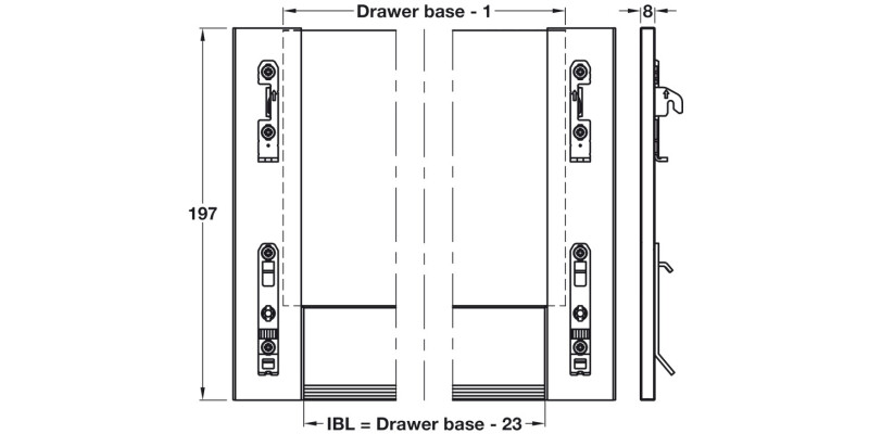 NPS Cry Cross Profile 48/300mm Stn