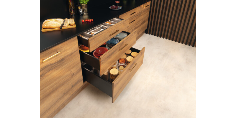 MXS Slim Std Drw Set 35kg 84/270mm Blk