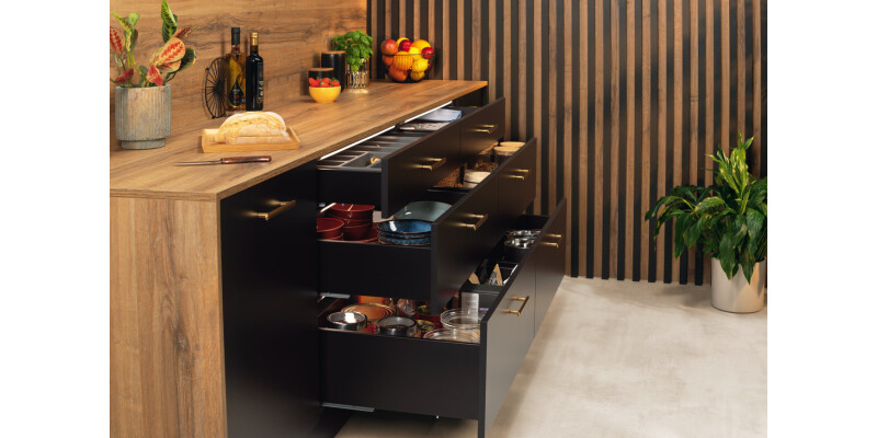 MXS Slim Std Drw Set 35kg 84/270mm Blk