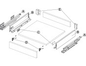 MXS Slim Std Drw Set 35kg 84/270mm Blk