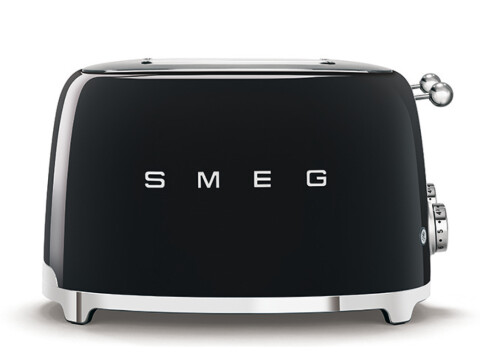 Smeg TSF03BLUK Toaster 4 Slc Blk
