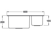 Smeg Mira VSTR4018-2 1.75B RH Sink SS