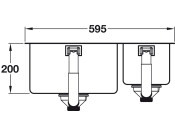 Grohe K700 UM 595mm 1.5B LH Sink SS