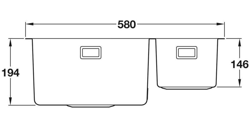 Abode AW5124 Matrix R15 1.5B RH Sink SS