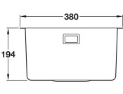 Abode AW5121 Matrix R15 1.0B UH Sink SS