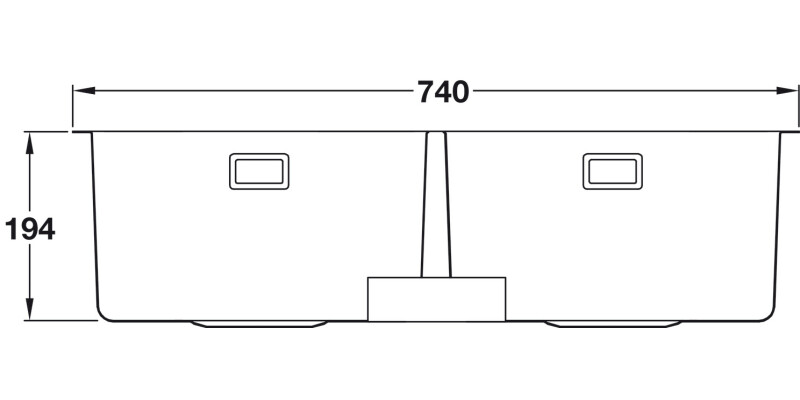 Abode AW5123 Matrix R15 2.0B UH Sink SS