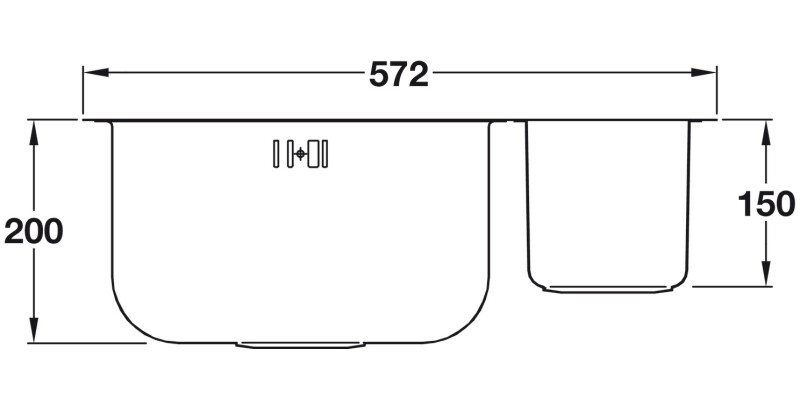 Abode AW5017 Matrix R50 1.5B RH Sink SS