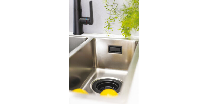 Abode AX1137 Overflow Flush Plate M.Blk