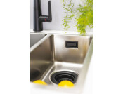 Abode AX1135 90mm Bskt Waste M.Blk