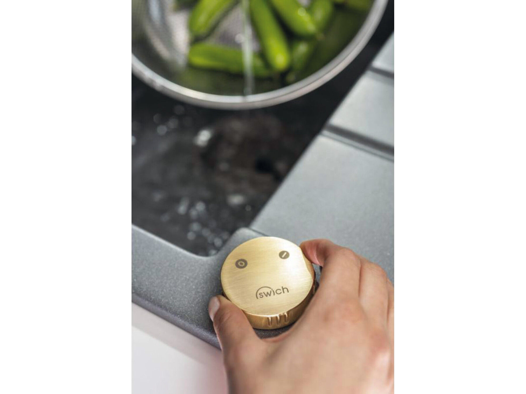 Abode AT2110 Switch Filter High Resin Brass - Antique Brass AT2110