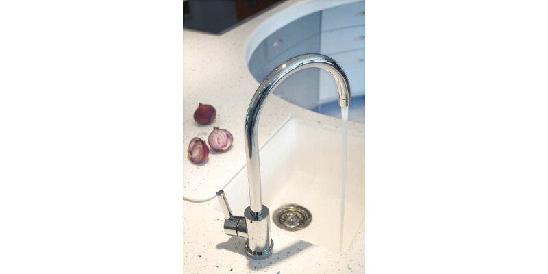 Abode AT1092 Atlas Sgl Lvr C-Tap Brs Chr