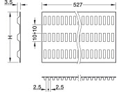 Pharma-Org Sys C Rib Foil SA 527x60mm