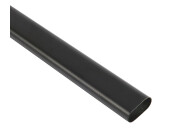 W/Robe Oval Rail 0.6x30x15x1219mm St Blk