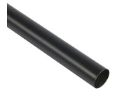 W/Robe Rail 0.6x25x25x2438mm St M.Blk