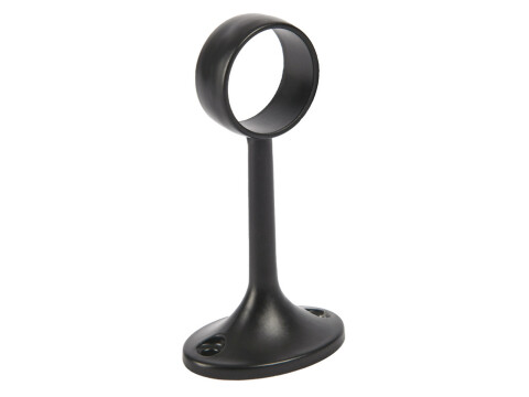 W/Robe Centre Support D25mm ZA M.Blk