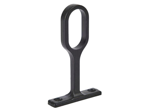 W/Robe Oval Centre Support ZA M.Blk