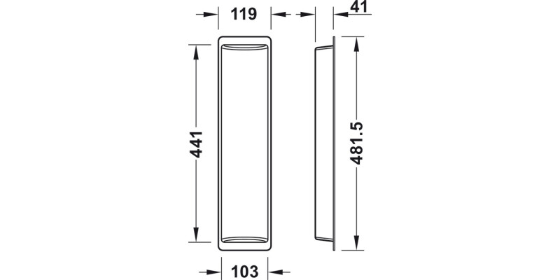 Dresscode Accessories Tray Pl Gry