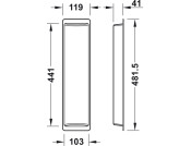 Dresscode Accessories Tray Pl Gry