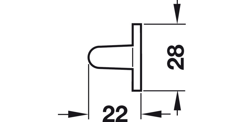 W/Robe Tie+Belt Hldr 398mm cc St/ZA CP