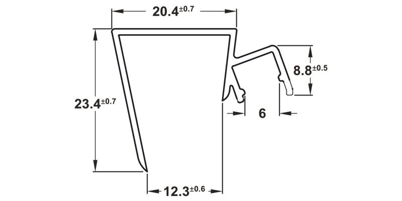 Loox5C Flex LED1350 1200mm Plinth Prof B