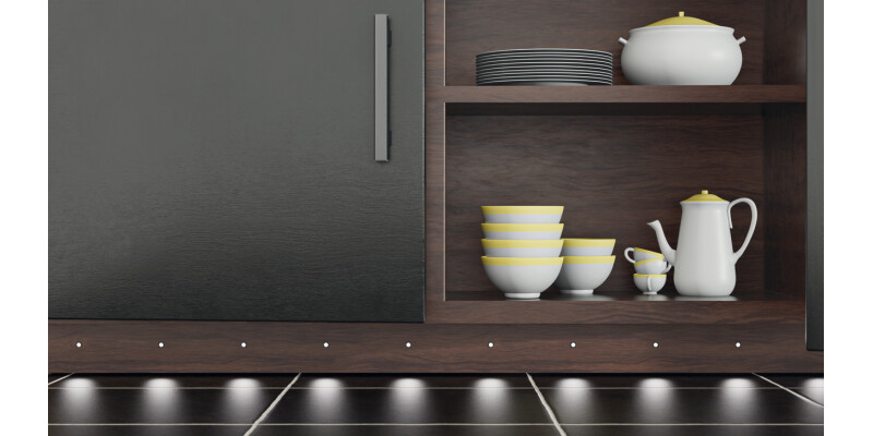 Loox5 LED2101 Plinth 5Set 12V/0.3W 3000K