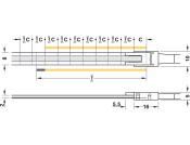 Loox5 LED2104 8mm COB 5M 12V/9.6W 2700K